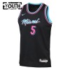 Dječji NBA Dres Miami Heat Nikola Jovic Nike 2025-26 City Edition Crno Swingman